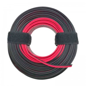 Cabo monocor vermelho-Preto 0,52mm 300V 80ºC