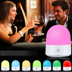 Candeeiro portátil LED RGB "Compi" - Tátil - 3W - IP44