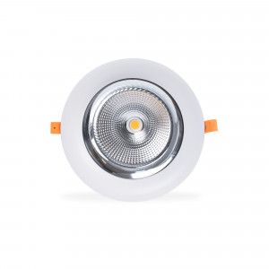 Downlight LED especial para lojas de ouro e vinho - 44W - Driver Philips - Recorte Ø210 mm