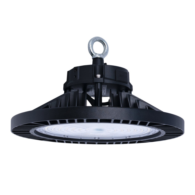 Campânula led industrial 200W - PHILIPS Lumileds - Driver LIFUD - 5000K - IP65 - 5 anos de garantia