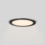 downlight led preto com luz quente