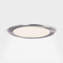 Downlight alumínio prata alumínio LED ultra fino 18W - CCT - Corte Ø 208mm