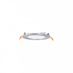 Downlight LED ultra slim 6W - CCT - Corte Ø 110mm - prata