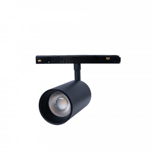 Foco LED para carril magnético 48V - 20W - Regulação DALI - Preto