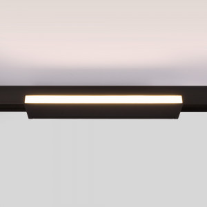 Luminária linear ajustável de carril magnético opalino 48V CCT - 18W - Regulação DALI-2