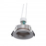 Aro downlight de embutir em cor champanhe