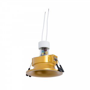 Downlight LED dourado