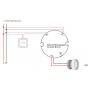 Controlador DALI regulável DT6 NFC monocolor 220-240V - Saída 10-42V DC - 100-500mA - 10W