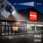 Projetor LED GOBO 30W - Ótica 45° - Exterior - Rotativo | holofotes led exterior