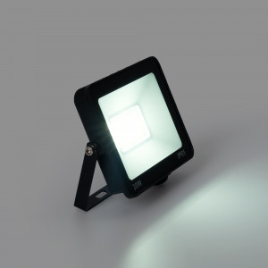 Projetor LED exterior 30W - 95lm/W - IP65 - Preto | focos led exterior