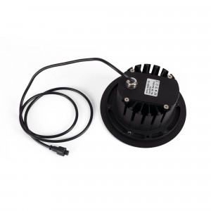 Baliza de solo LED para exterior 18W - 12V DC - IP67 - Ø15cm - 30º.