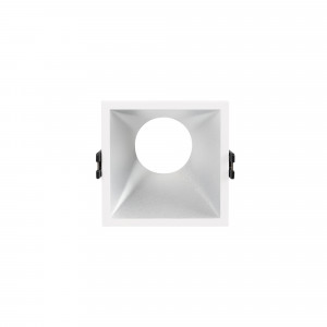 Aro downlight quadrado de embutir - Baixo UGR - Recorte 85 x 85 mm