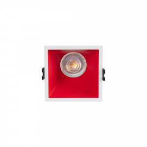 Aro downlight quadrado de embutir - Baixo UGR - Recorte 85 x 85 mm