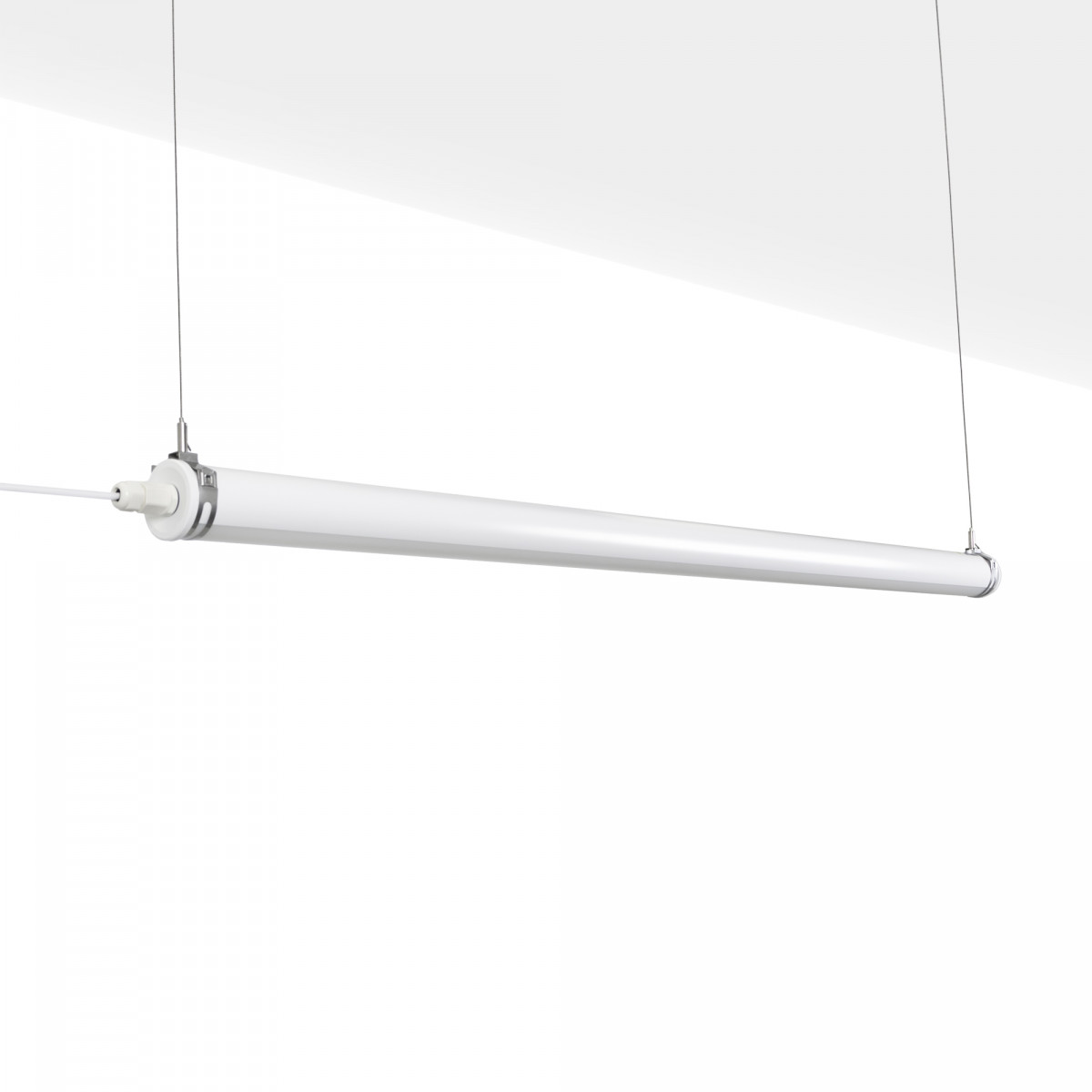 Luminária tubular à prova de água para uso industrial - 150cm - 60W - 6900lm - IP67 - IK10