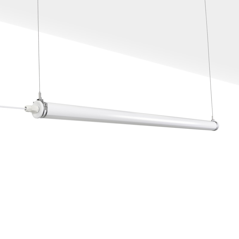 Luminária tubular à prova de água para uso industrial - 150cm - 60W - 6900lm - IP67 - IK10