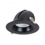 Downlight LED circular basculante 38W - CCT - Preto - 120° Driver LIFUD