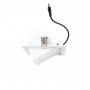 Downlight LED retangular orientável - CCT 60W - Branco - 100° Driver LIFUD