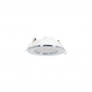 Kit Downlight LED exterior 5W - IP65 - 4000K + Anel intercambiável - TRIAC regulável - Ø68mm