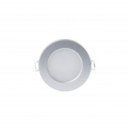 Kit Downlight LED exterior 5W - IP65 - 3000K + Anel intercambiável - TRIAC regulável - Ø68mm