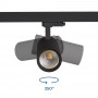 Projetor LED trifásico de montagem em calha 20W - CCT - CRI90 - 1900 lm - rotação 360º