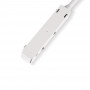 Conector em X para calha magnética 20mm - Branco