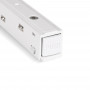 Conector em X para calha magnética 20mm - Branco