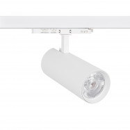 Projetor de calha trifásica LED - Potência regulável: 30W/ 34W/ 38W - CCT - CRI 90